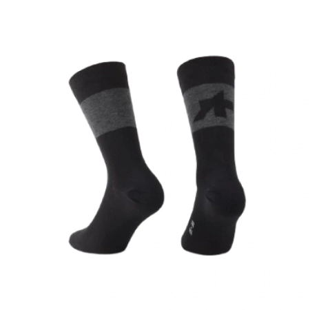 Skarpety ASSOS Signature EVO Black bawełniane