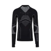 Koszulka Męska X-Bionic Energy Accumulator 4.0 Light Shirt LS 1/2 Zip Black